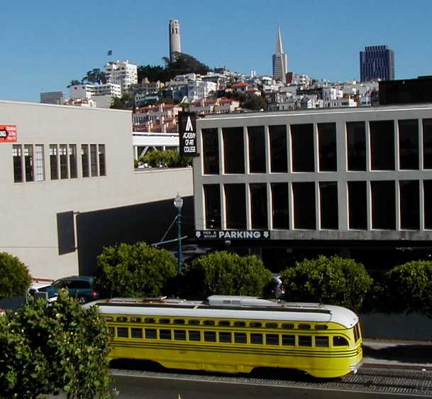 MUNI PCC streetcar 1057